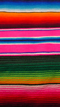 Load image into Gallery viewer, Mexican Sarape Table Runner Full Size