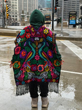 Load image into Gallery viewer, “Hueyapan" Hand-Embroidered Rebozos colorful
