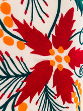 Load image into Gallery viewer, Christmas Poinsettias Chiapas Table Runner