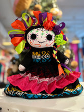 Load image into Gallery viewer, “Lele Catrina” Handmande Day Of The Dead Mexican Dolls