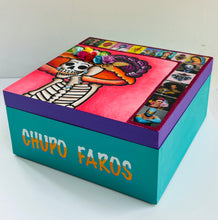 Load image into Gallery viewer, “Catrina” Tea Chest / Jewelry Box