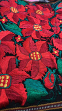 Load image into Gallery viewer, Christmas Poinsettias Guatemalan Table Runner
