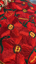 Load image into Gallery viewer, Christmas Poinsettias Guatemalan Table Runner