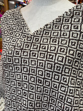 Load image into Gallery viewer, “Hueyapan" Hand-Embroidered Rebozos b&w