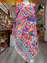 Load image into Gallery viewer, “Hueyapan" Hand-Embroidered Rebozos colorful