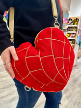 Load image into Gallery viewer, Red Concha Heart Bag