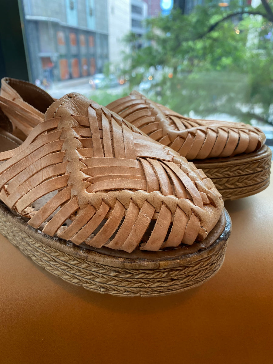 Huarache platform outlet sandals