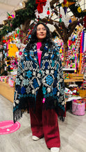 Load image into Gallery viewer, Hand-Embroidered “Ave” Rebozo— Hueyapan, Puebla