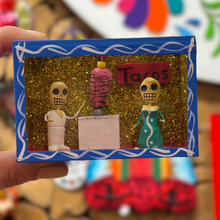 Load image into Gallery viewer, "Muertos" Day of the Dead Mini Shadow Boxes