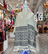 Load image into Gallery viewer, “Hueyapan" Hand-Embroidered  Scarf