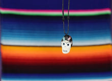 Load image into Gallery viewer, "Catrina" Mexican Clay Skeleton Earrings