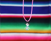 Load image into Gallery viewer, "Catrina" Mexican Clay Skeleton Earrings
