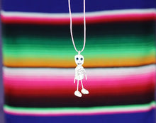 Load image into Gallery viewer, "Catrina" Mexican Clay Skeleton Earrings