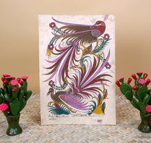 Load image into Gallery viewer, Papel Amate Paintings (11" x 7") -- Pájaros