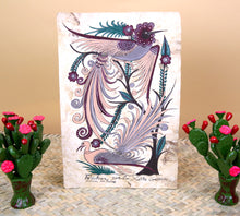 Load image into Gallery viewer, Papel Amate Paintings (11" x 7") -- Pájaros