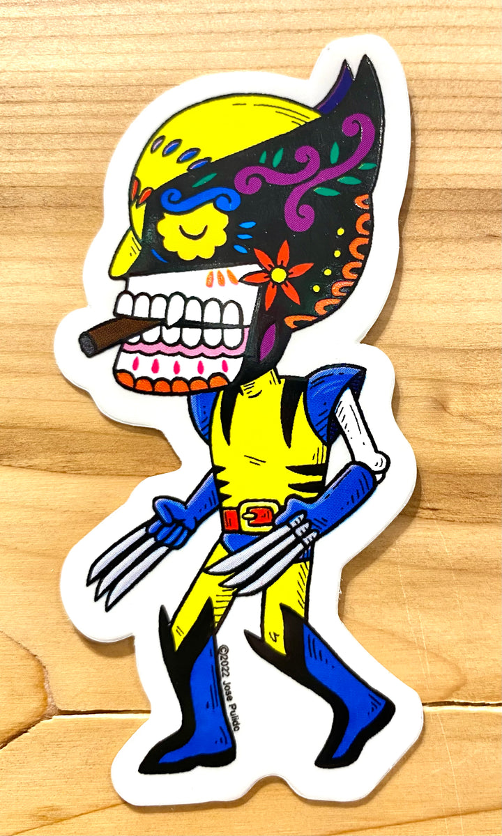 El Wolverine Skeleton Sticker – Colores Mexicanos: Chicago's Mexican 