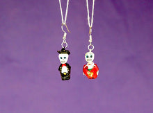 Load image into Gallery viewer, "Catrina" Mexican Clay Skeleton Earrings