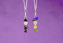 Load image into Gallery viewer, "Catrina" Mexican Clay Skeleton Earrings