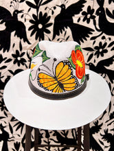 Load image into Gallery viewer, Mexican Hand Painted Sombrero — Butterflies
