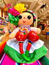 Load image into Gallery viewer, Painted Gourd Rattle -- Oaxaca, Mx.