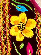 Load image into Gallery viewer, Handmade Mexican"Tehuana" Huipil — Red Velvet