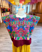 Load image into Gallery viewer, Handmade Guatemalan Huipil — Pájaros Rojos