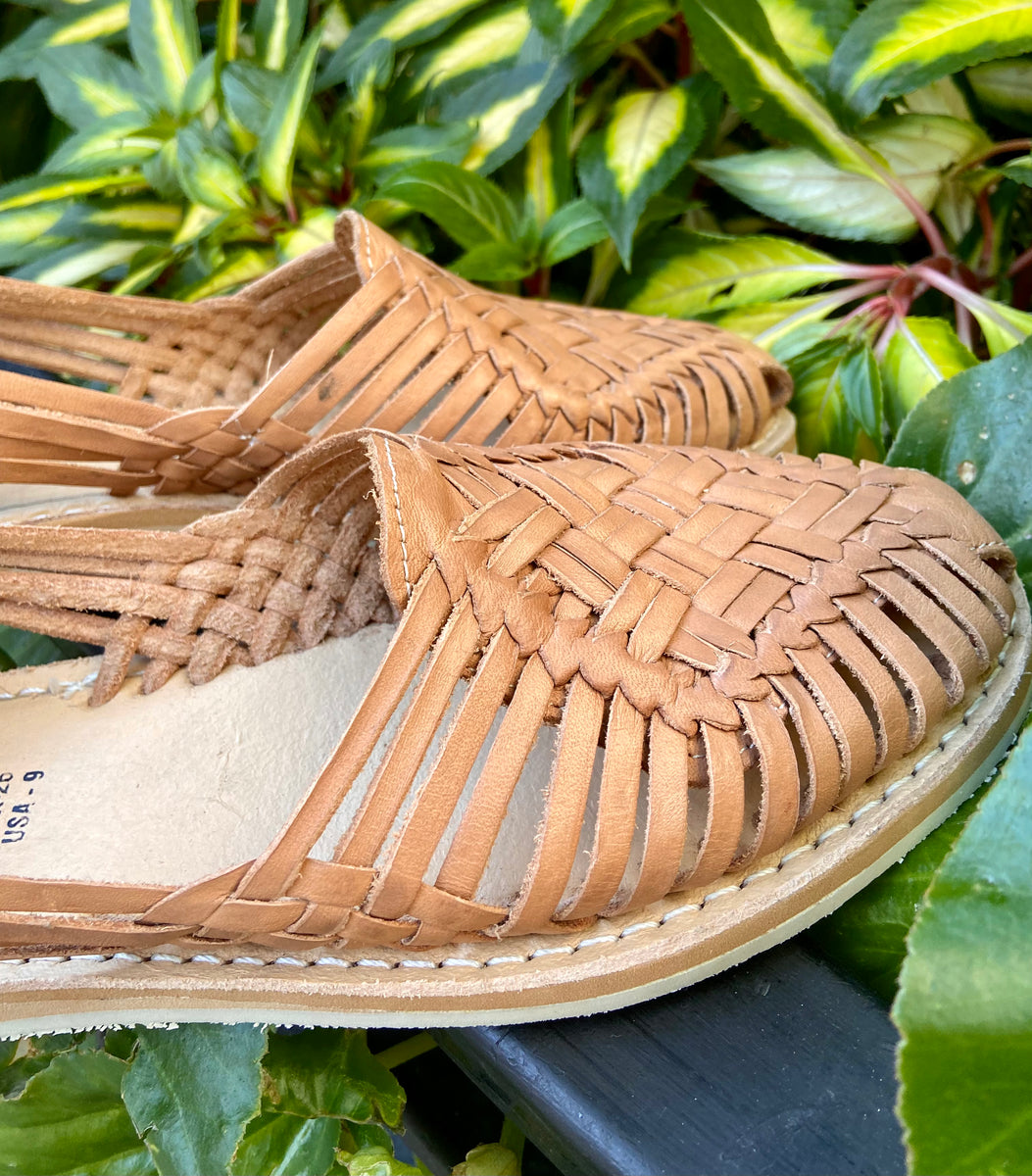 Womens mexican top leather sandals