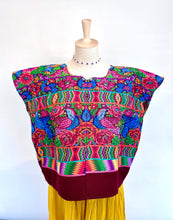 Load image into Gallery viewer, Handmade Guatemalan Huipil — Pájaros Rojos