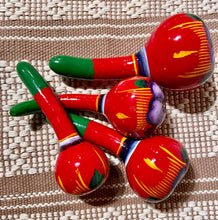 Load image into Gallery viewer, Painted Gourd Rattle -- Oaxaca, Mx.