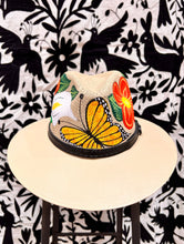 Load image into Gallery viewer, Mexican Hand Painted Sombrero — Butterflies