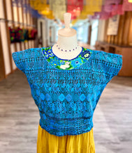Load image into Gallery viewer, Handmade Guatemalan Huipil — Deep Blue