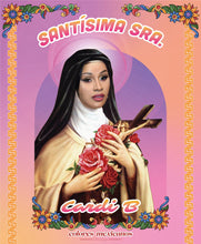 Load image into Gallery viewer, Cardi B Celebrity Prayer Candle