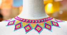 Load image into Gallery viewer, Mexican Beaded "Chaquira" Collar Necklace