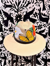 Load image into Gallery viewer, Mexican Hand Painted Sombrero — Butterflies