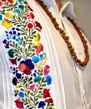 Load image into Gallery viewer, Embroidered Mexican Guayabera —Men's Dress Shirt