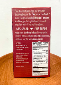 Oaxacan Gourmet Chocolate Bar - Chile de Árbol
