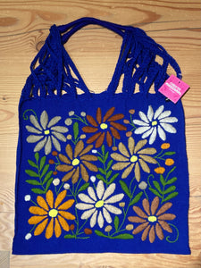 Embroidered Tropical Tote Bags