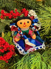 Load image into Gallery viewer, &quot;Lele&quot; Mexican Doll Christmas Ornament
