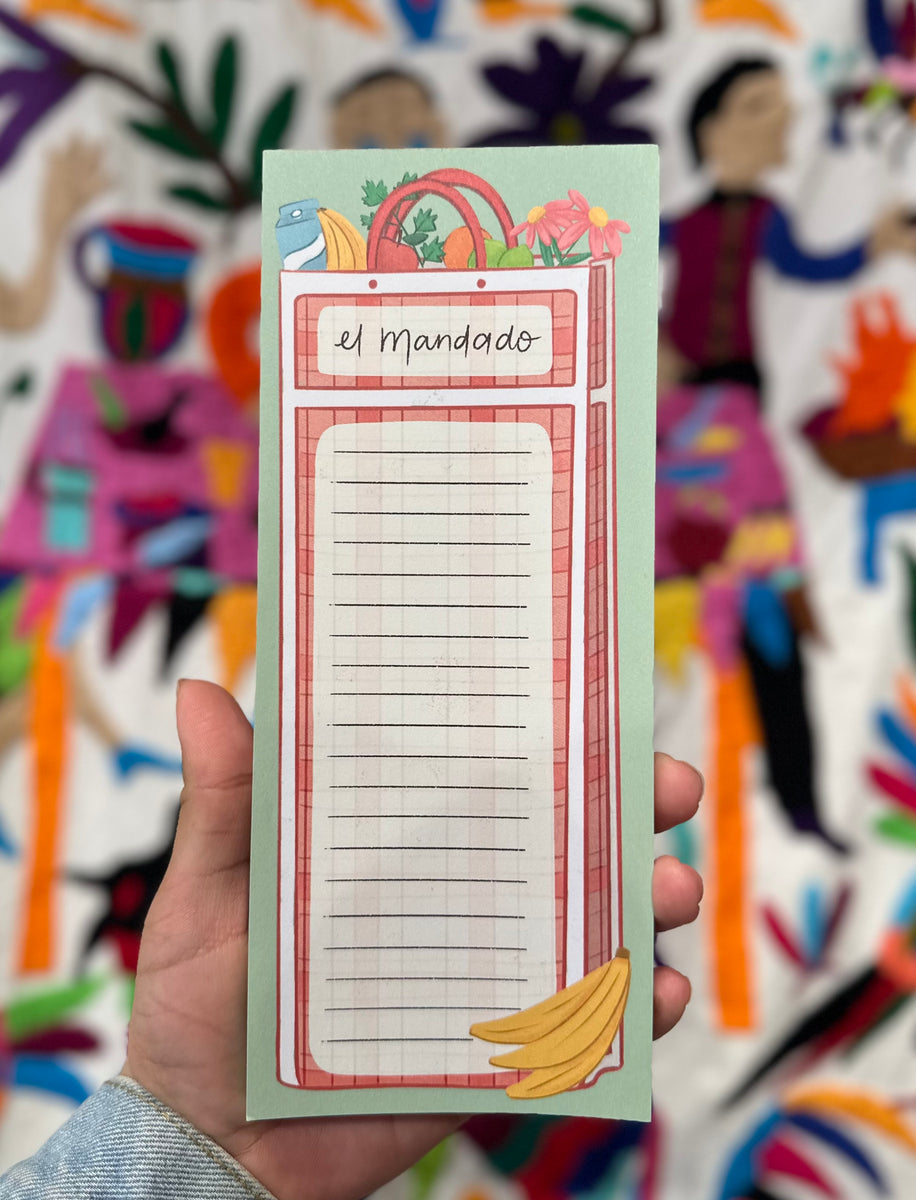 “El Mandado” Notepad – Colores Mexicanos: Chicago's Mexican Gift Shop