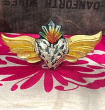 Load image into Gallery viewer, Mexican Miracle Hearts w/ wings
