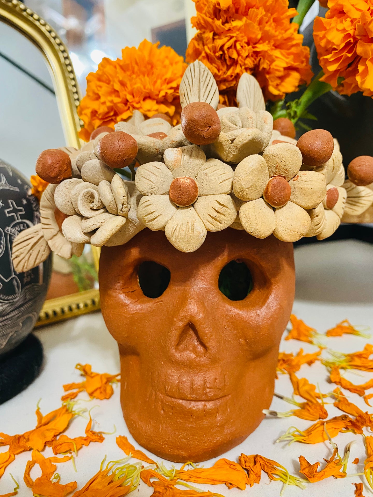 Red Clay Calavera Catrina