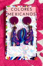 Load image into Gallery viewer, Mexican Alebrije Coyote Earrings
