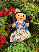 Load image into Gallery viewer, &quot;Lele&quot; Mexican Doll Christmas Ornament
