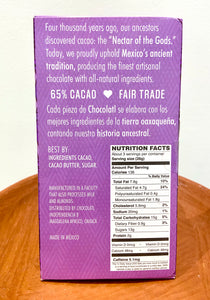 Oaxacan Gourmet Chocolate Bar - Dark