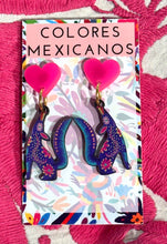 Load image into Gallery viewer, Mexican Alebrije Coyote Earrings
