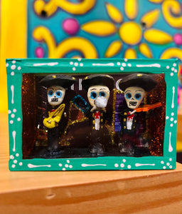 "Muertos" Day of the Dead Mini Shadow Boxes