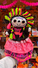 Load image into Gallery viewer, “Lele Catrina” Handmande Day Of The Dead Mexican Dolls
