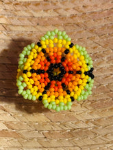 Load image into Gallery viewer, Colorful Beaded Flower Rings -- Guerrero, Mexico
