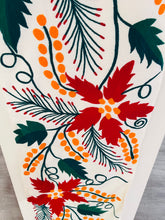 Load image into Gallery viewer, Christmas Poinsettias Guatemalan Table Runner
