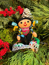 Load image into Gallery viewer, &quot;Lele&quot; Mexican Doll Christmas Ornament

